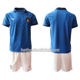 Italië Voetbaltenues Kind Thuis EK 2020 - SS (+ Korte broeken)